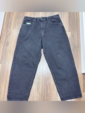 Empyre 100% cotton mens Black baggy jeans 32